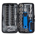 جعبه بکس 1-4 درایو 38 پارچه (جعبه پلاستیکی ) نووا مدل 7303