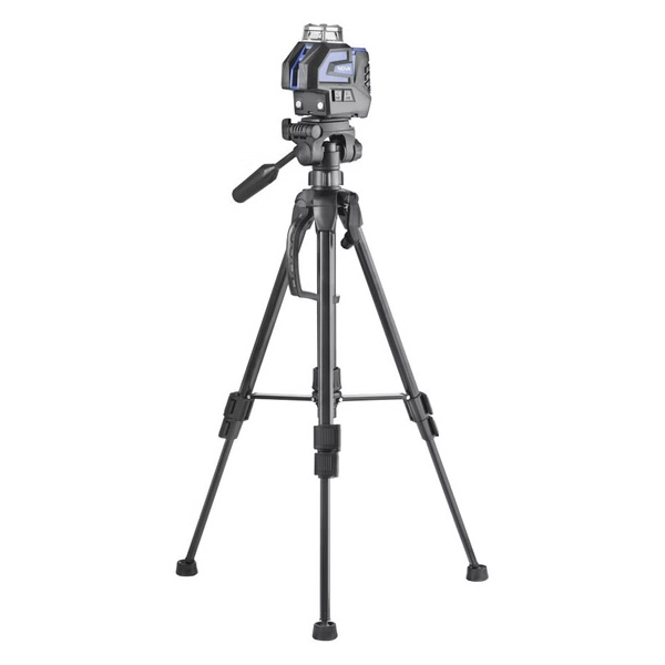 کیت تراز لیزری شارژی دو خط 360 درجه نور سبز به همراه 3 پایه نووا مدل 2667G