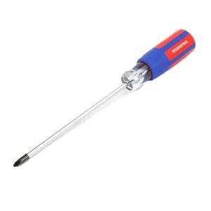 پیچ گوشتی چهارسو دسته روکش دار سایز 6X150 میلیمتر ورک پرو مدل WP221125