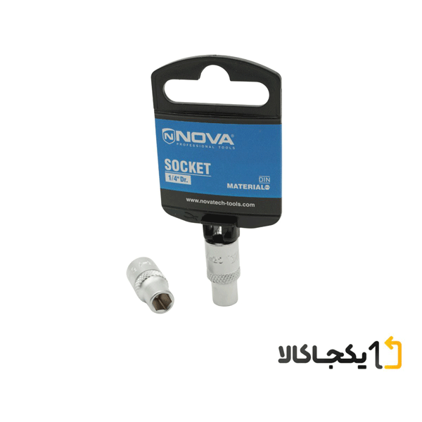 بكس تكی كوتاه 1/4 اينچ 6 ميلیمتر نووا مدل 6406
