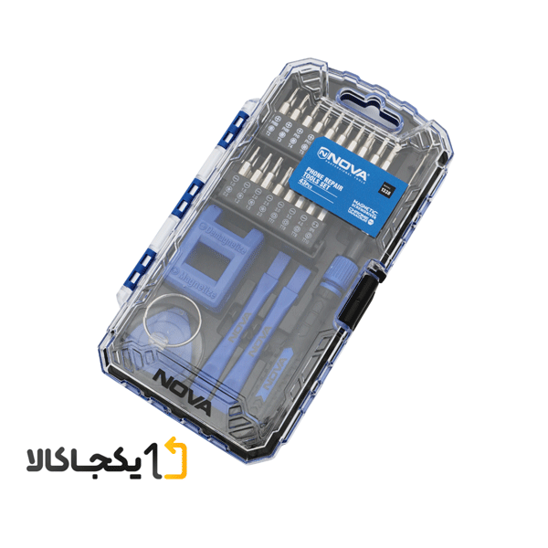 ست تعمير موبايلي 43 پارچه نووا مدل 1338