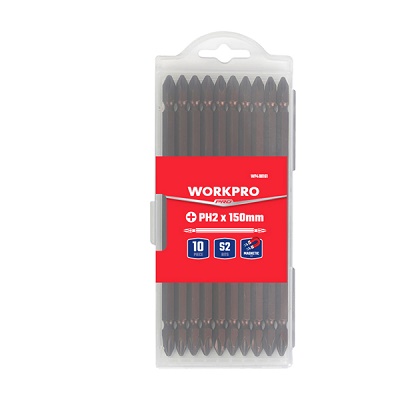 سری پیچ گوشتی دو سر چهارسو سایز15 ورک پرو مدل WP408161