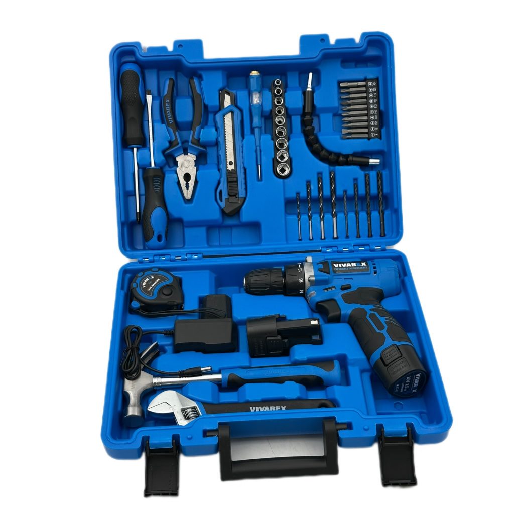 کیت دریل ساده شارژی 12 ولت ویوارکس مدل VR1240‑CDK