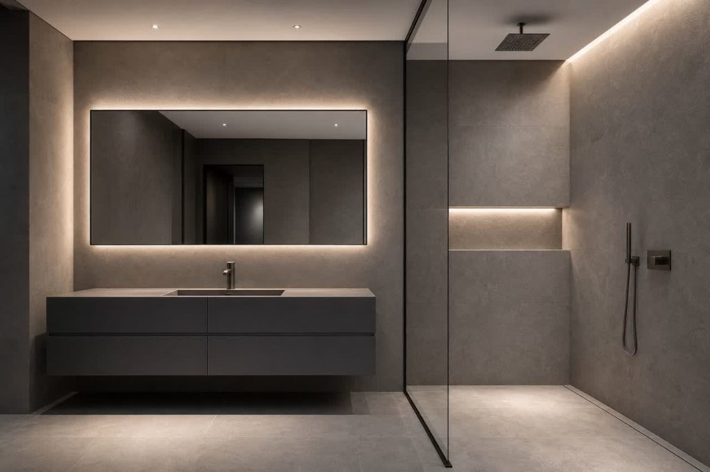 راهنمای طراحی حمام مدرن 2 طراحی حمام مدرن